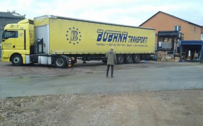 Der LKW ist gepackt